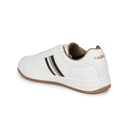 ABROS Techno-2 Men's Sneaker - White/Camel