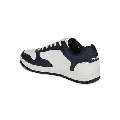 ABROS Men's Techno-6 Sneakers - White/Navy