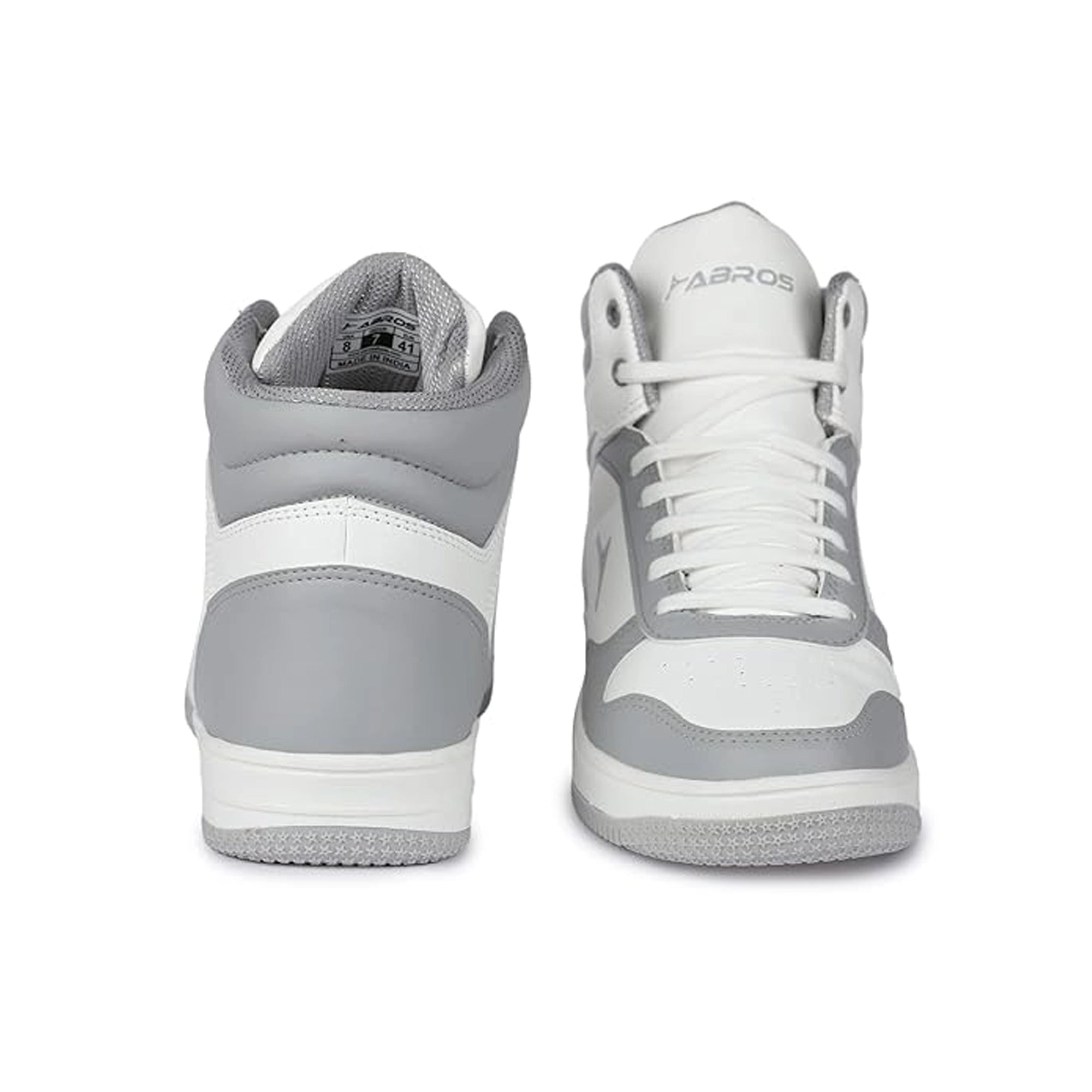 ABROS Trance-1 Men's Sneakers - White/Light Gray