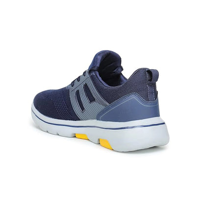 ABROS Mens Comet-Pro Sports Shoes - Navy/Mustard