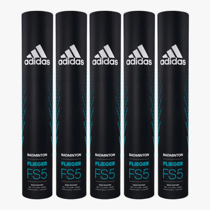 Adidas Flieger FS5 (Speed 76) Badminton Feather Shuttlecock (Pack Of 5) - InstaSport