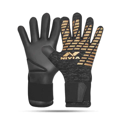 Nivia Ashtang Gold Goalkeeper Gloves - InstaSport