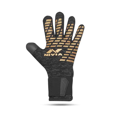 Nivia Ashtang Gold Goalkeeper Gloves - InstaSport