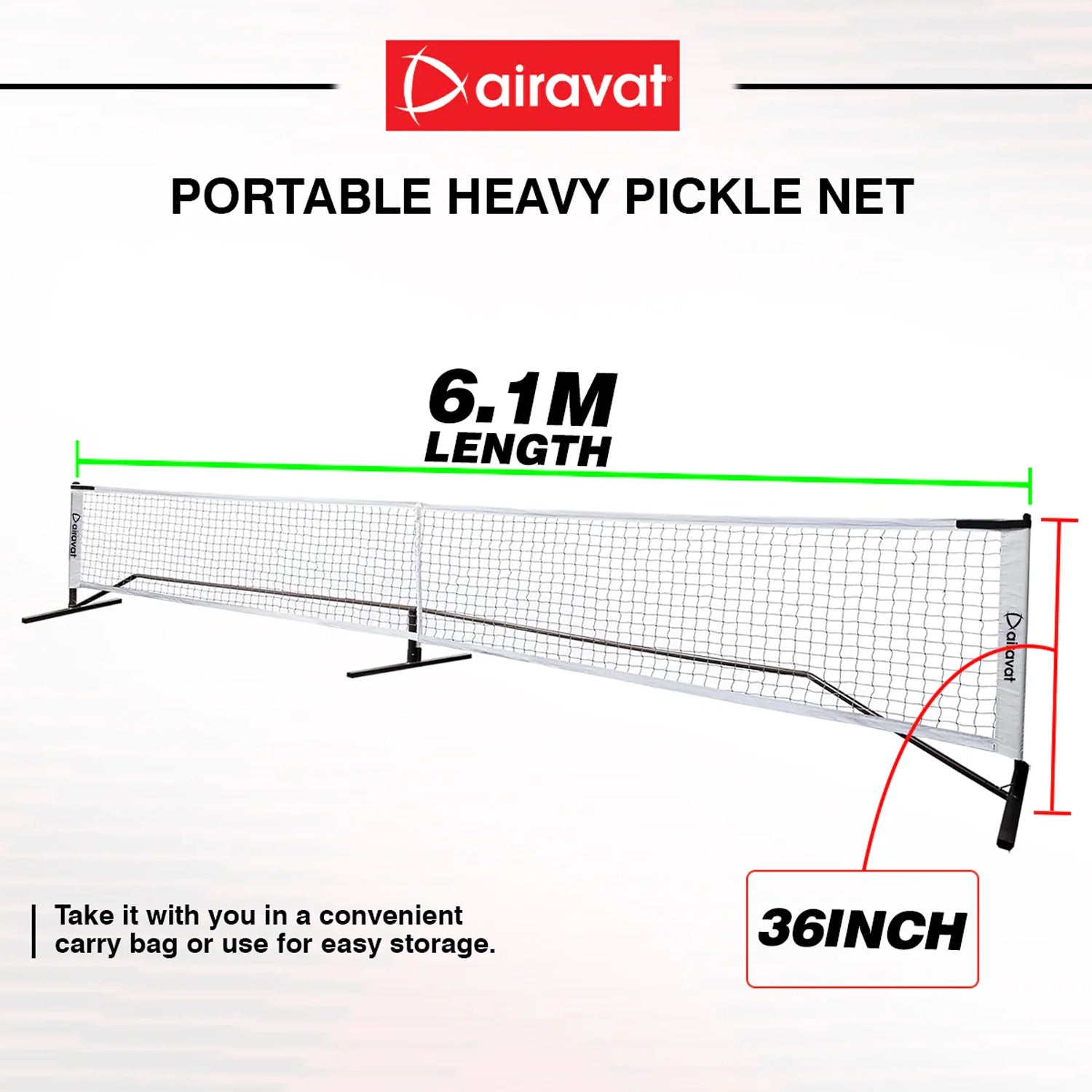 AIRAVAT_PORTALBLE_PICKLEBALL_NET_HEAVY_SIZE_INSTASPORT