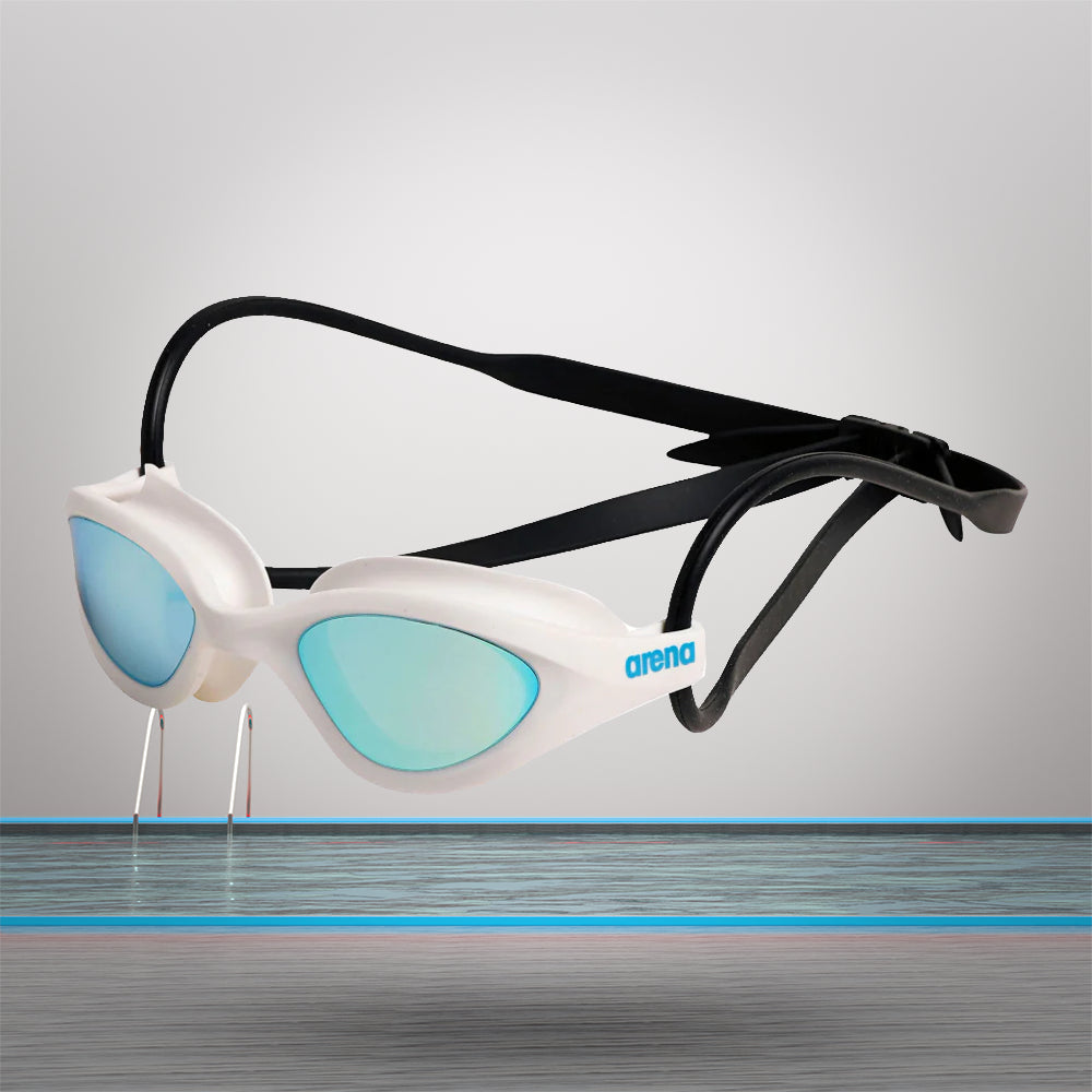Arena 365 Mirror Training Swimming Goggles - Blue - InstaSport
