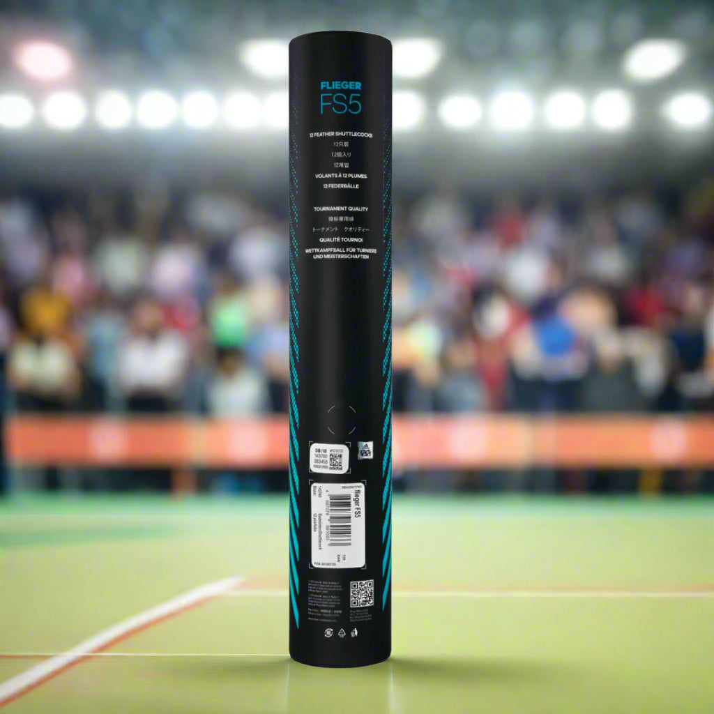 AdidasFliegerFS5_Speed76_BadmintonFeatherShuttlecock_PackOf5_Back_Instasport