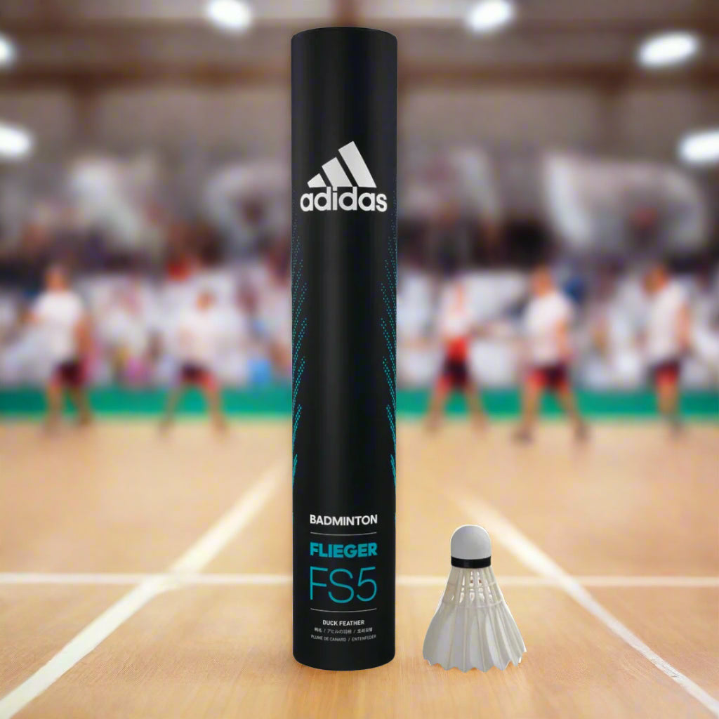 AdidasFliegerFS5_Speed76_BadmintonFeatherShuttlecock_PackOf5_Front_Instasport