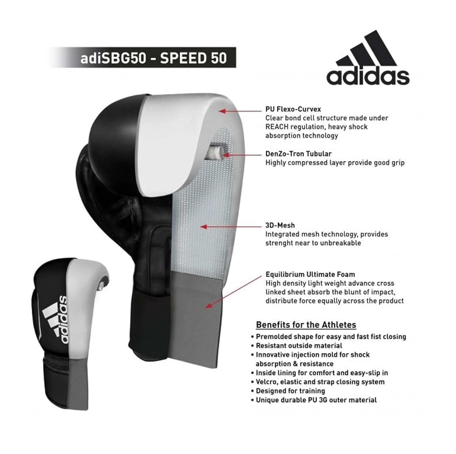 Adidas_Speed_50_Gel_Boxing_Gloves_White_Gold_Techno_InstaSport