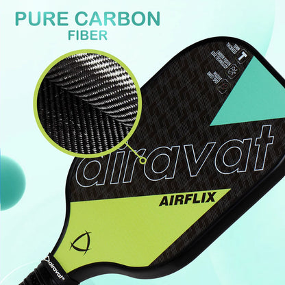 Airavat_Airflix_1020L_Pickleball_Paddle_Purecarbon_Instasport