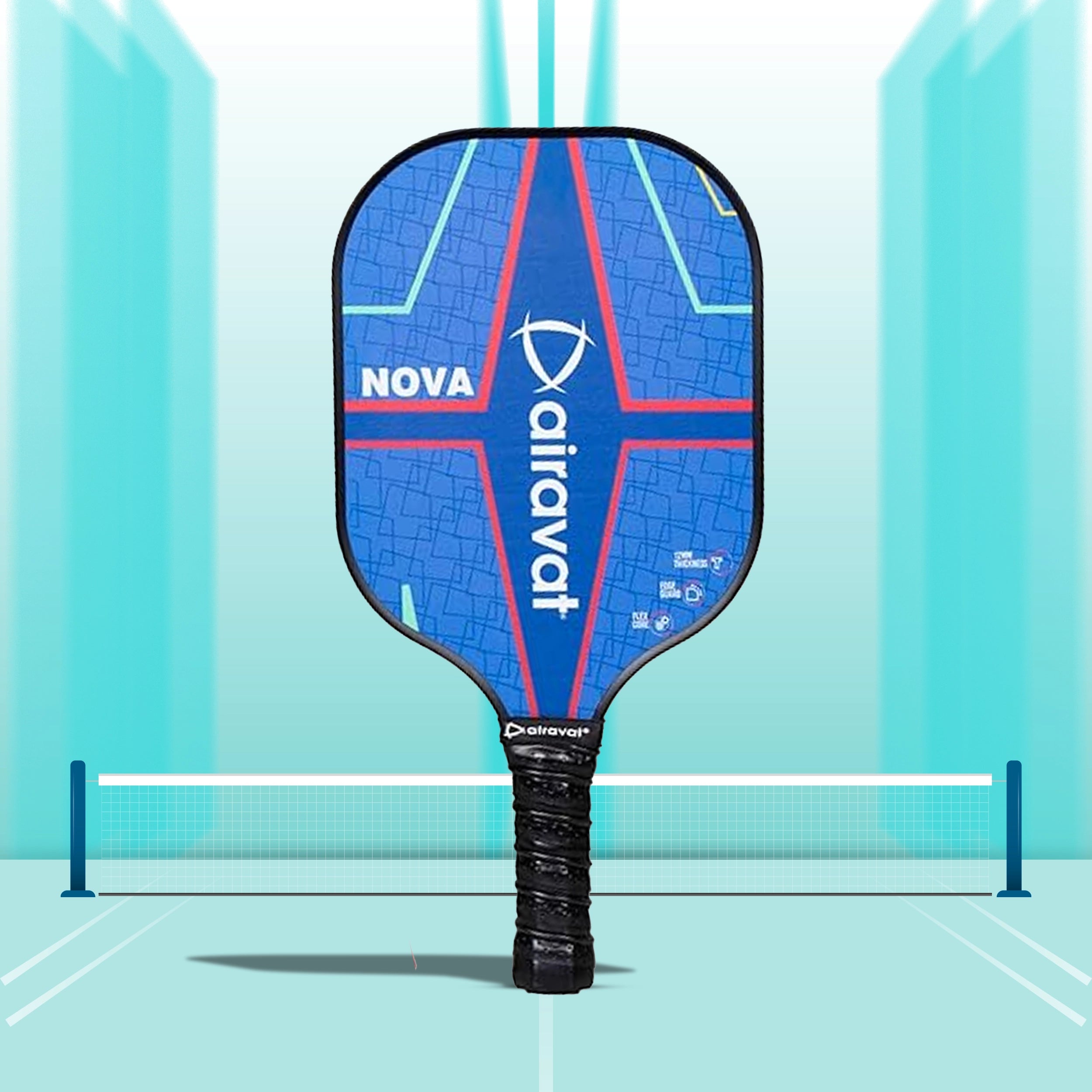 Airavat_Nova_1010L_Pickleball_Paddle_Racket_Blue_InstaSport