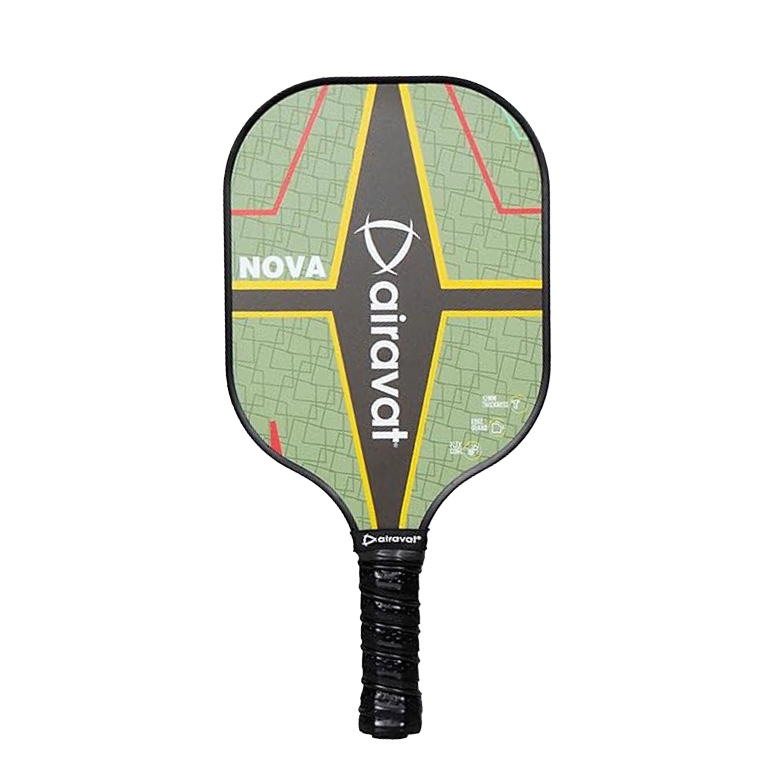 Airavat_Nova_1010L_Pickleball_Paddle_Racket_Green_Fullimage_InstaSport