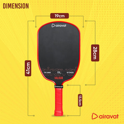 Airavat Valour Pickleball Paddle 7418 with Bag