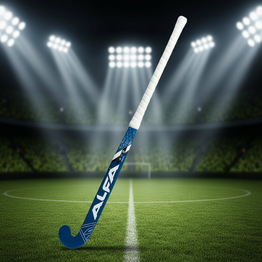 Alfa_AX2_White_Blue_Hockey_Stick_Left_InstaSport