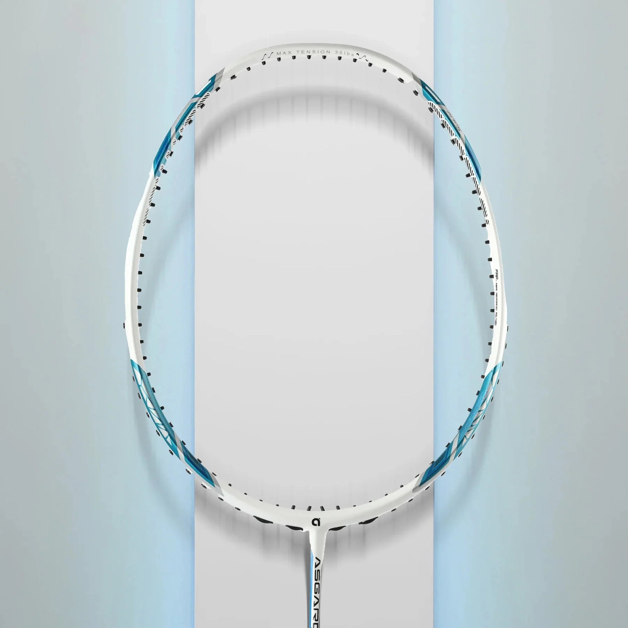 Apacs Asgardia Control Badminton Racket (White Blue) - InstaSport