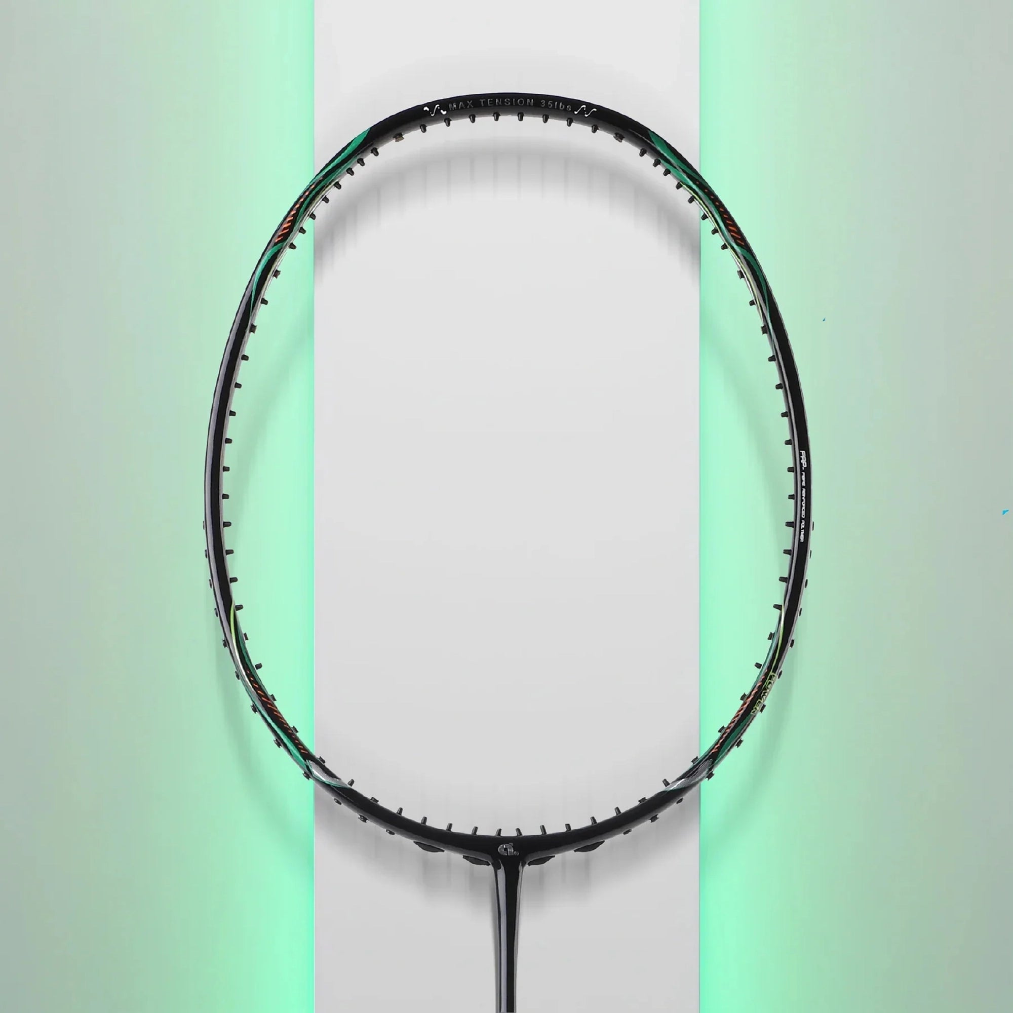 Apacs Asgardia Lite Badminton Racket (Black Green) - InstaSport