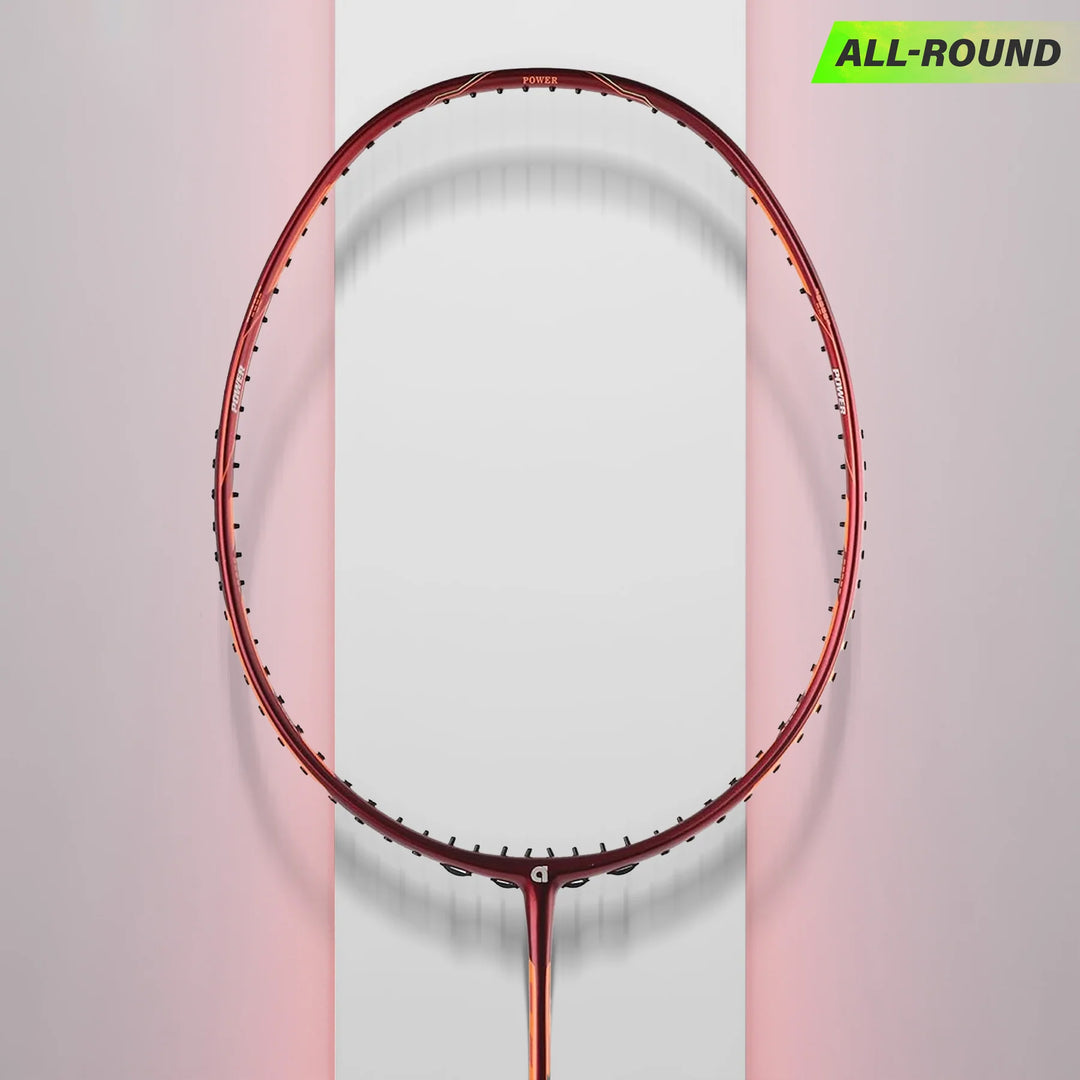 Apacs Dual Power & Speed Badminton Racket (Red/Green/Orange)