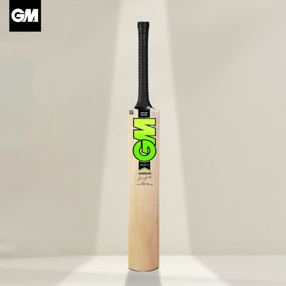 GM Zelos II Superstar Kashmir Willow Cricket Bat -SH - InstaSport