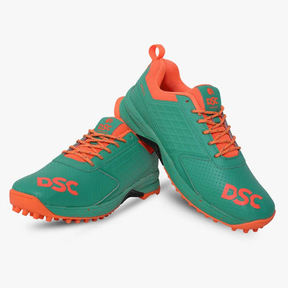 DSC Jaffa 22 Cricket Spike Shoes - Green - InstaSport