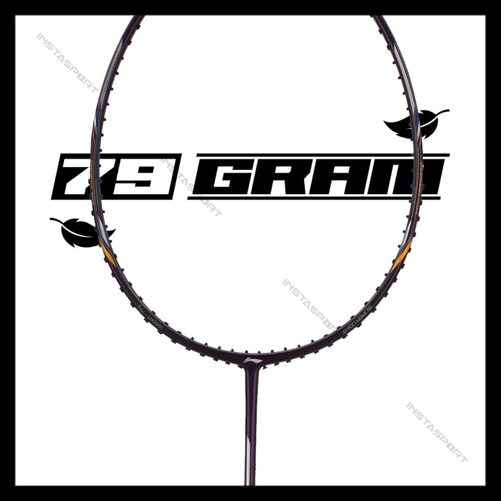 Li-Ning Air-Force G2 Badminton Racket (79 grams) (Dark Purple/ Silver) - InstaSport