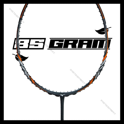 Mizuno Carbosonic 79 Black/Orange Badminton Racket - InstaSport