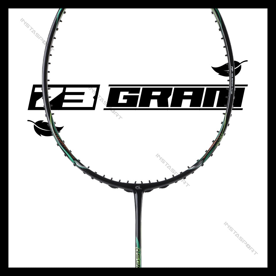 Apacs Asgardia Lite Badminton Racket (Black Green) - InstaSport