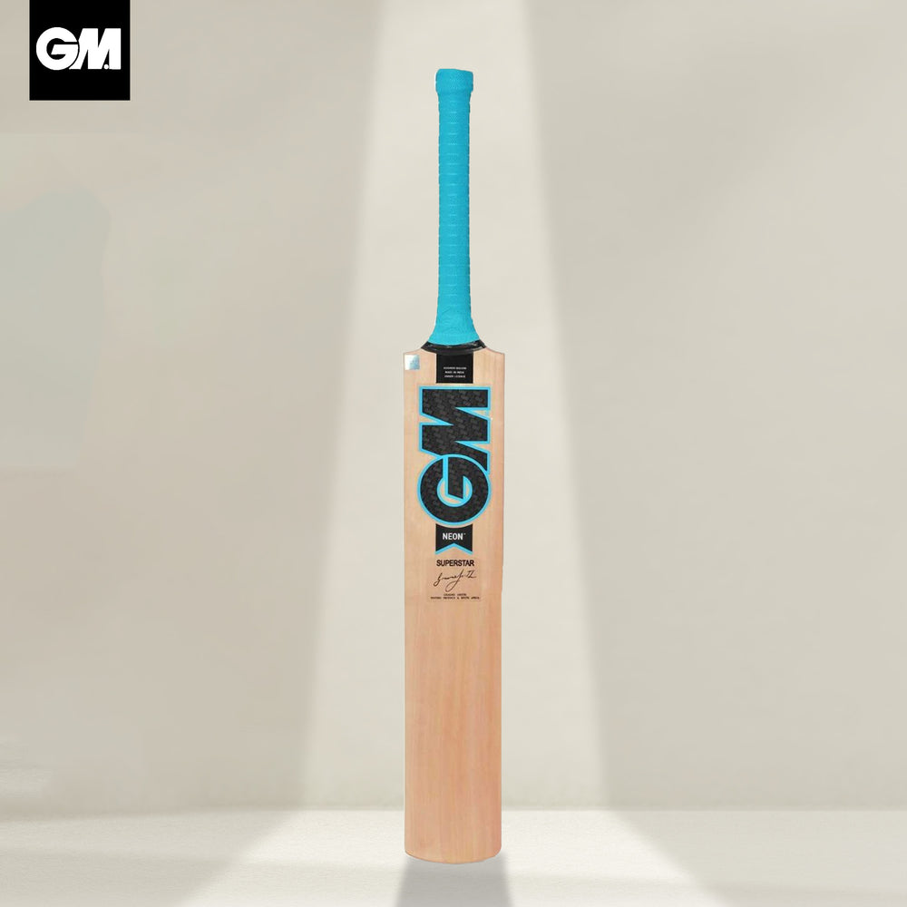 GM Neon Superstar Kashmir Willow Cricket Bat -SH - InstaSport