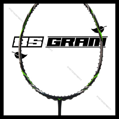 Mizuno NanoBlade 909 Black/Lime Badminton Racket - InstaSport