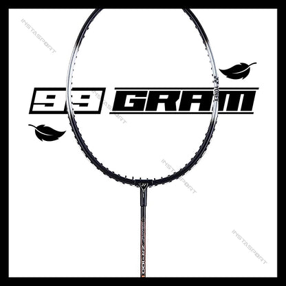 YONEX ZR 100 Strung Badminton Racket (Set of 2) (Black/ White) - InstaSport