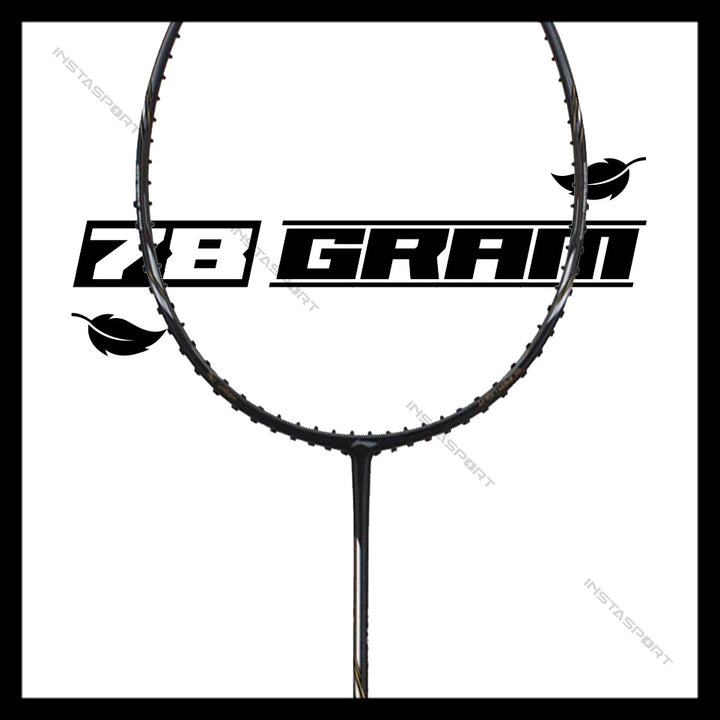 Li-Ning Air-Force G2 Badminton Racket (78 grams) (Black/ Silver) - InstaSport