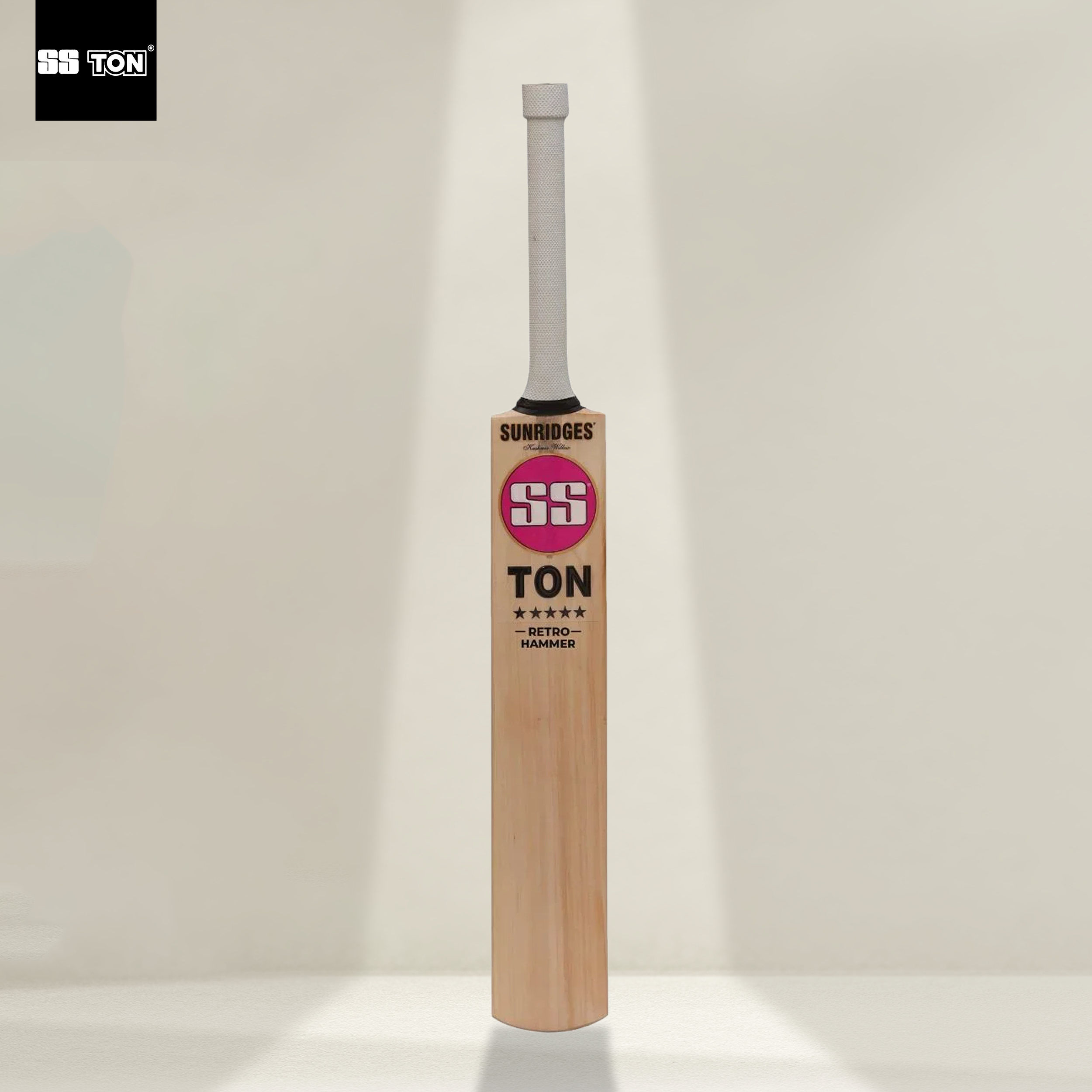 SS Retro Hammer Kashmir Willow Cricket Bat -SH - InstaSport