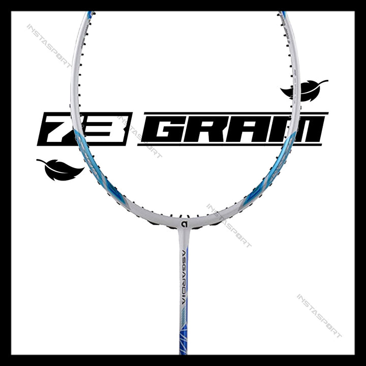 Apacs Asgardia Control Badminton Racket (White Blue) - InstaSport