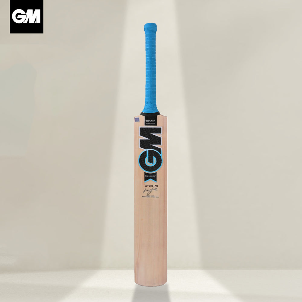 GM Diamond Superstar Kashmir Willow Cricket Bat -SH - InstaSport