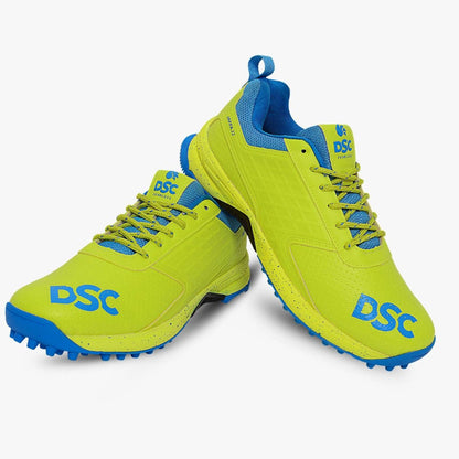 DSC Jaffa 22 Cricket Spike Shoes - Yellow - InstaSport