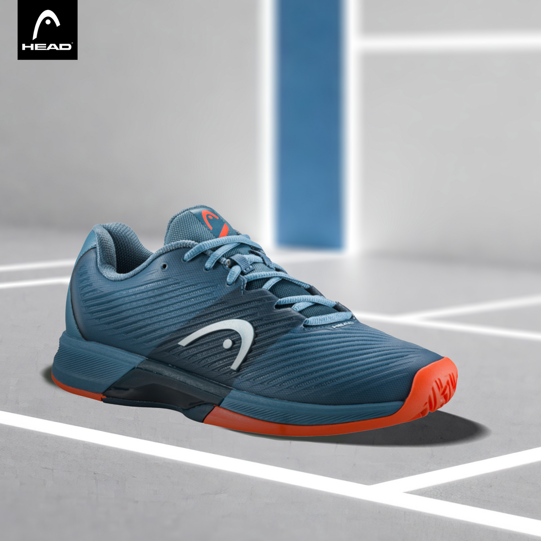 Head Revolt Pro 4.0 Tennis Shoes (Bluestone/Orange)