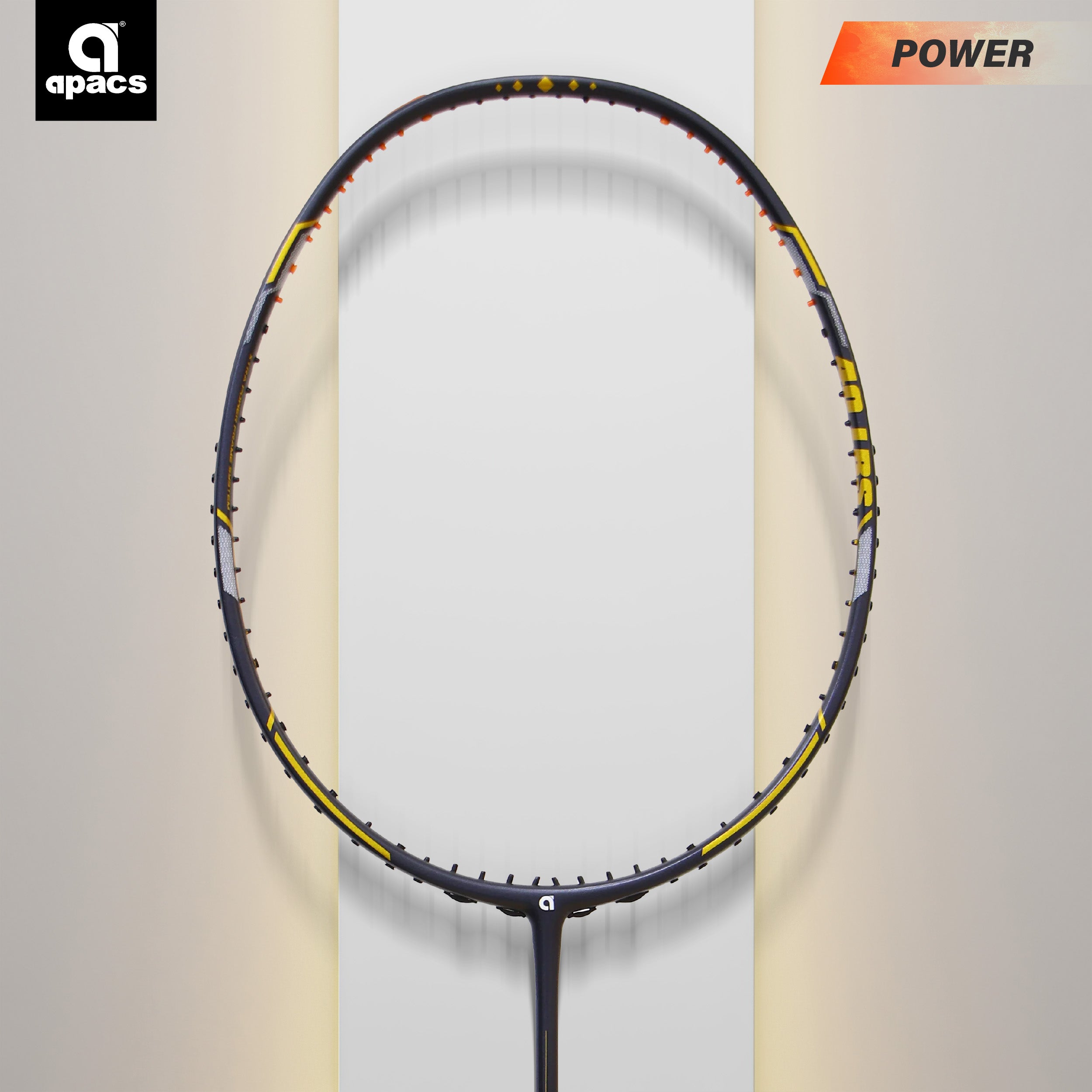 Apacs Finapi 232 XTRA Power Badminton Racket (Black)