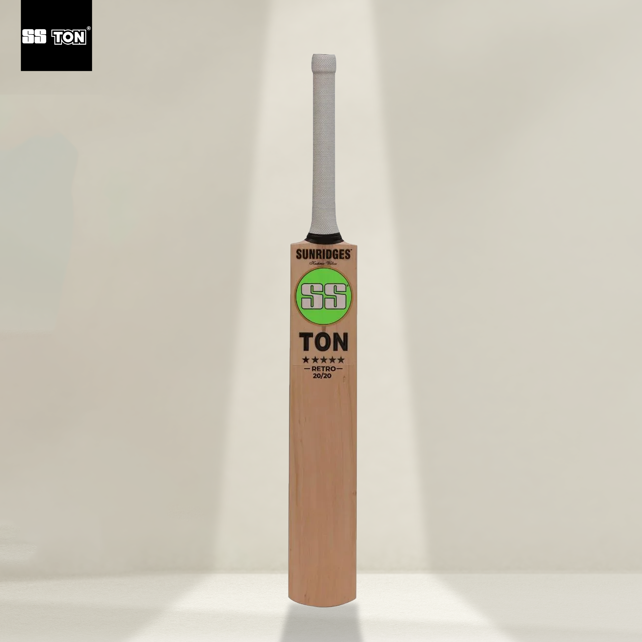 SS Retro 20-20 Kashmir Willow Cricket Bat -SH - InstaSport