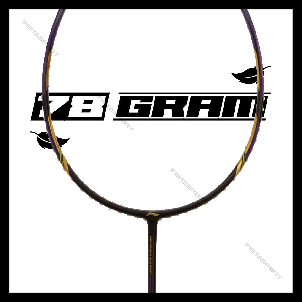 Li-Ning Windstorm 78+ (Black) Badminton Racket - InstaSport