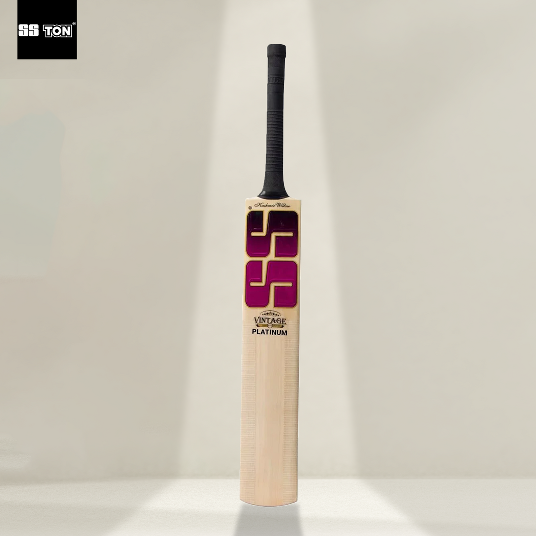 SS Vintage Platinum Kashmir Willow Cricket Bat -SH - InstaSport