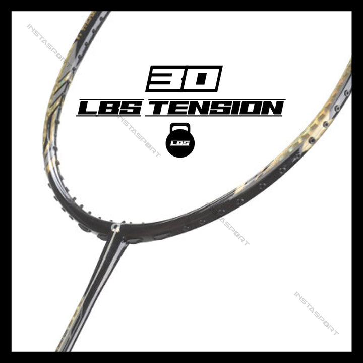 Apacs Feather Weight 55 Badminton Racket (Black/Gold) - InstaSport