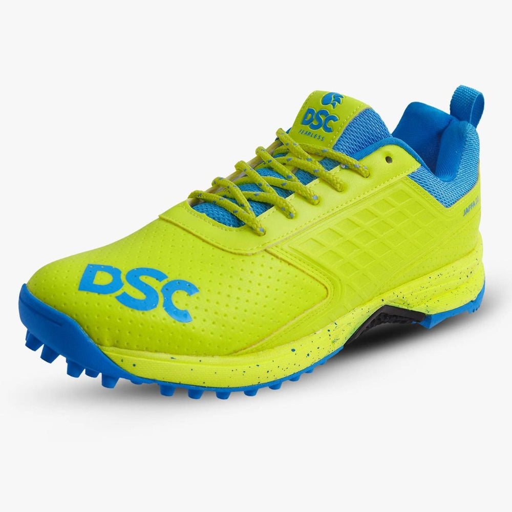 DSC Jaffa 22 Cricket Spike Shoes - Yellow - InstaSport