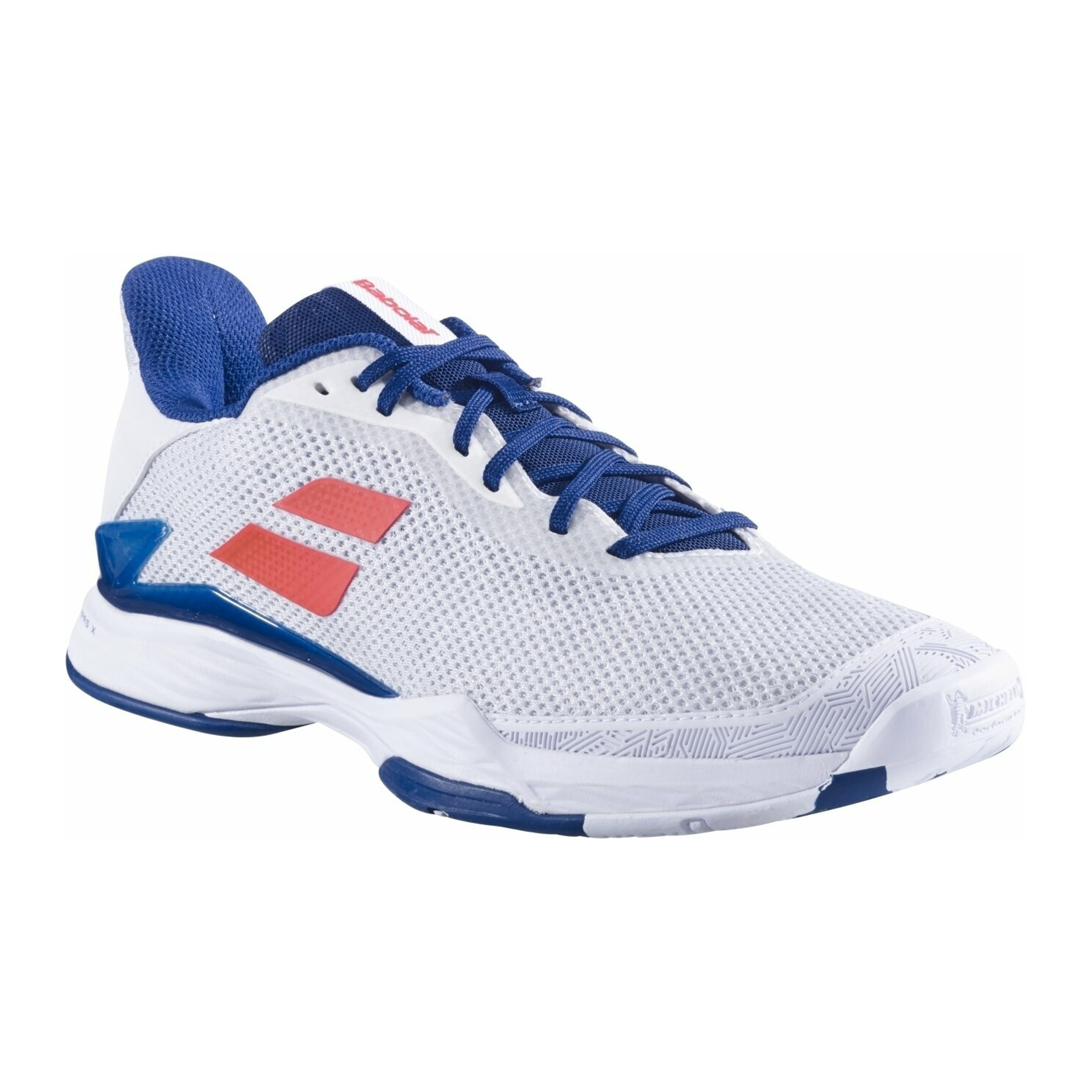 Babolat Jet Tere All Court Men's Tennis Shoe (White/Estate Blue) - InstaSport