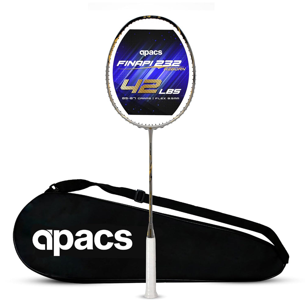 Apacs Finapi 232 Reborn Grey Badminton Racket - InstaSport