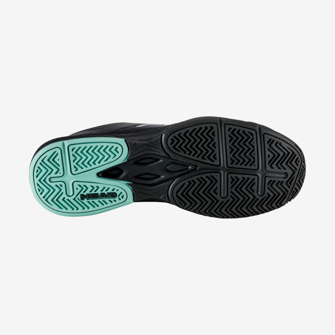 Head Revolt Court Tennis Shoes (Black/Teal) - InstaSport