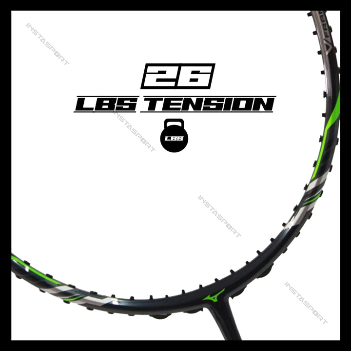 Mizuno NanoBlade 909 Black/Lime Badminton Racket - InstaSport