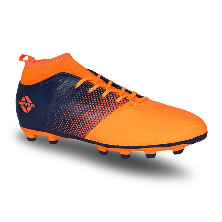 Nivia Ashtang Football Stud - Orange - InstaSport