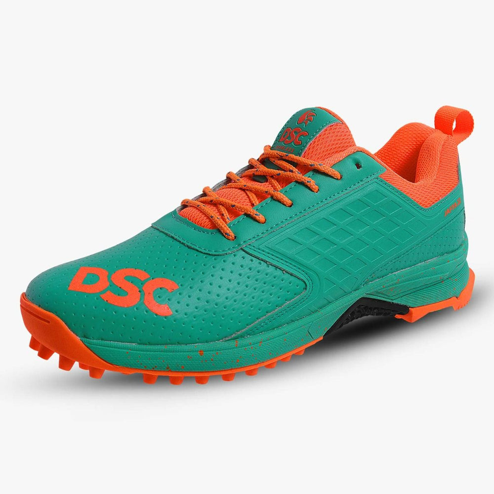 DSC Jaffa 22 Cricket Spike Shoes - Green - InstaSport