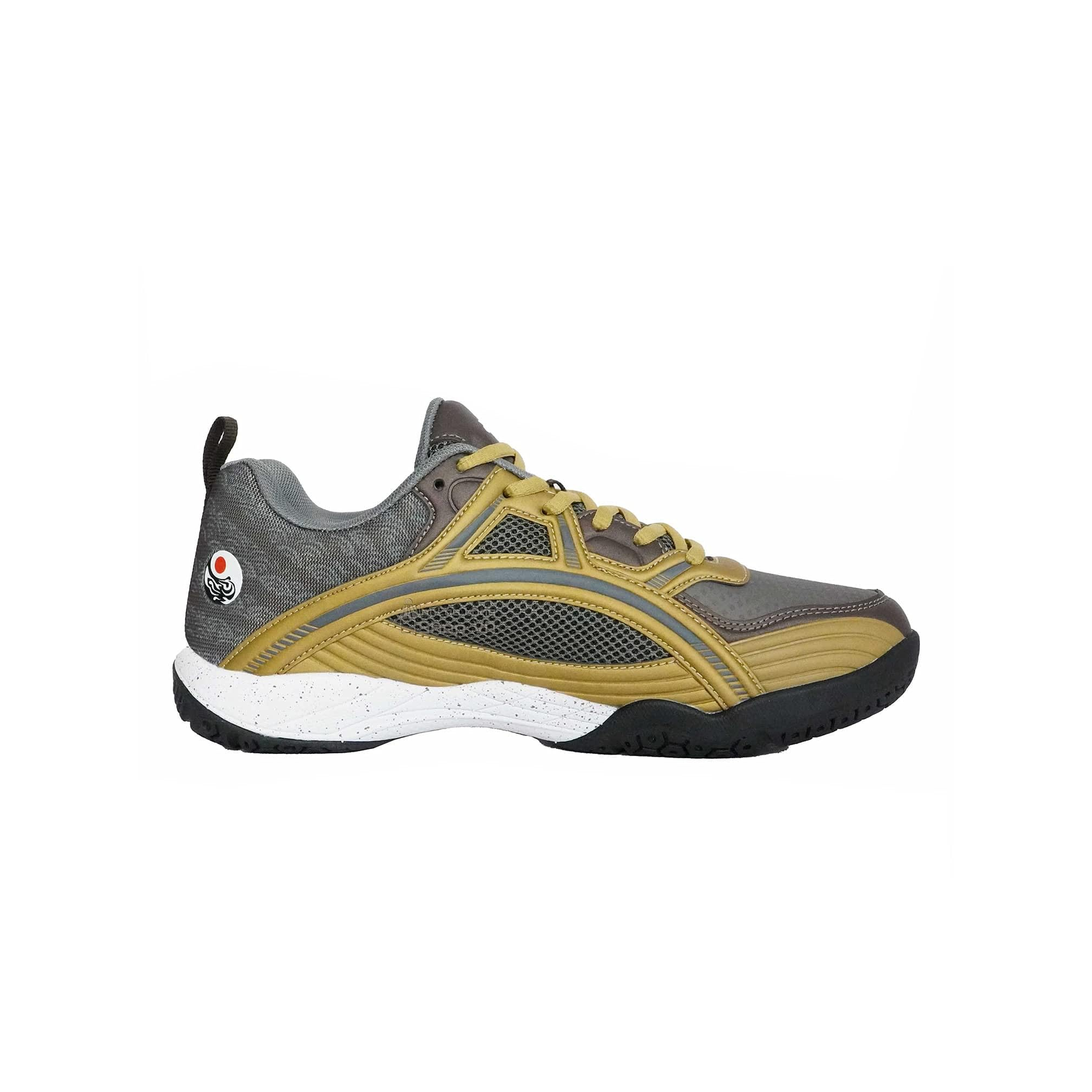 YONEX Tokyo Ultima Badminton Shoes for Men (Dark Brown/Bright Gold) - InstaSport