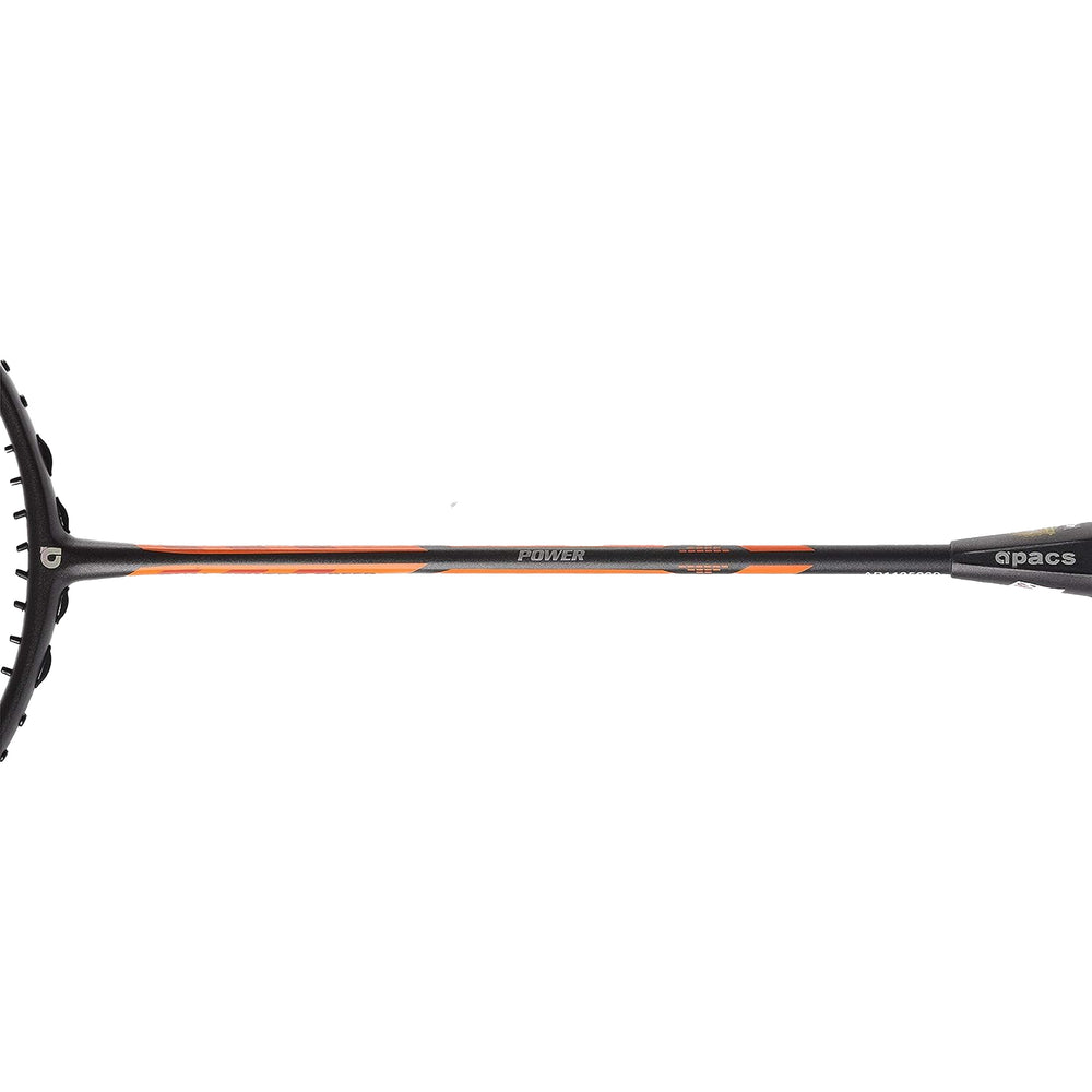 Apacs Dual Power & Speed Badminton Racket (Grey/Green/Orange) - InstaSport