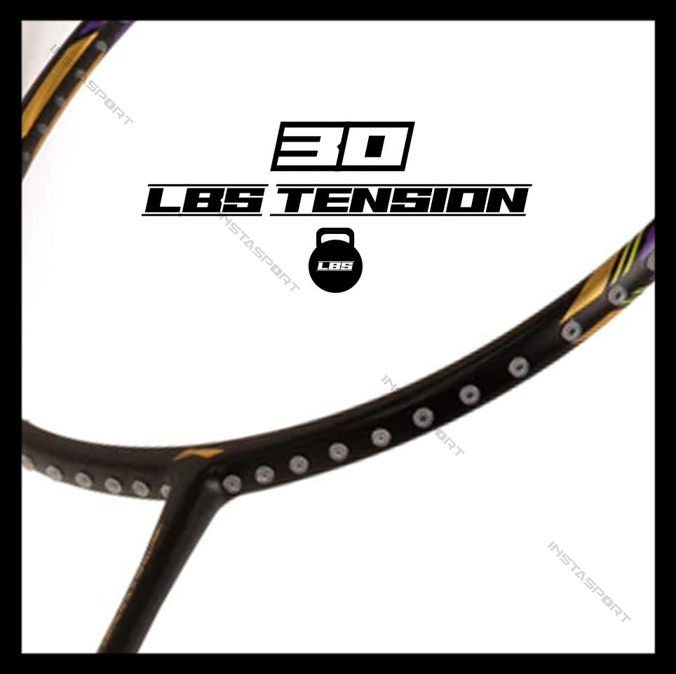 Li-Ning Windstorm 78+ (Black) Badminton Racket - InstaSport