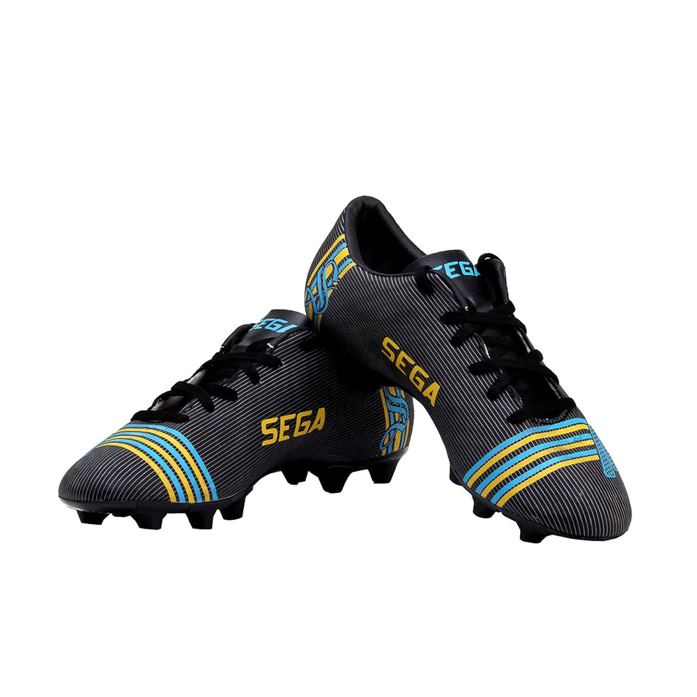 Sega New Spectra Football Shoes (Black) - InstaSport